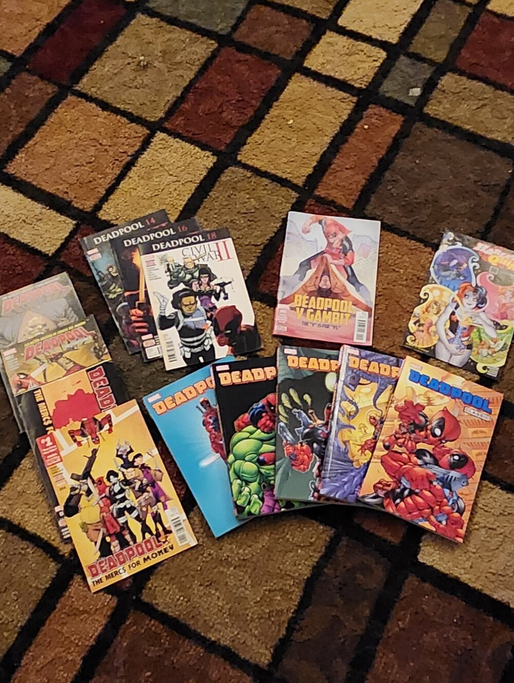 Deadpool Classic Comic Lot Volumes 1-5 Gambit Mercs For Money Civil War II 2